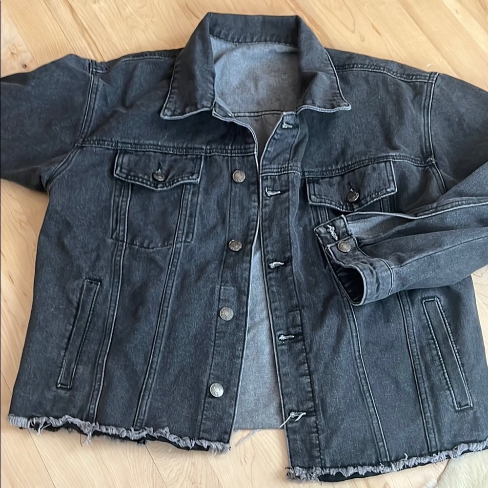 Women's Black Denim Jacket